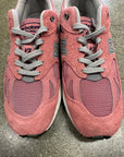 NEW BALANCE 991 BRANDED APRICOT - SIZE 8 (WORN)