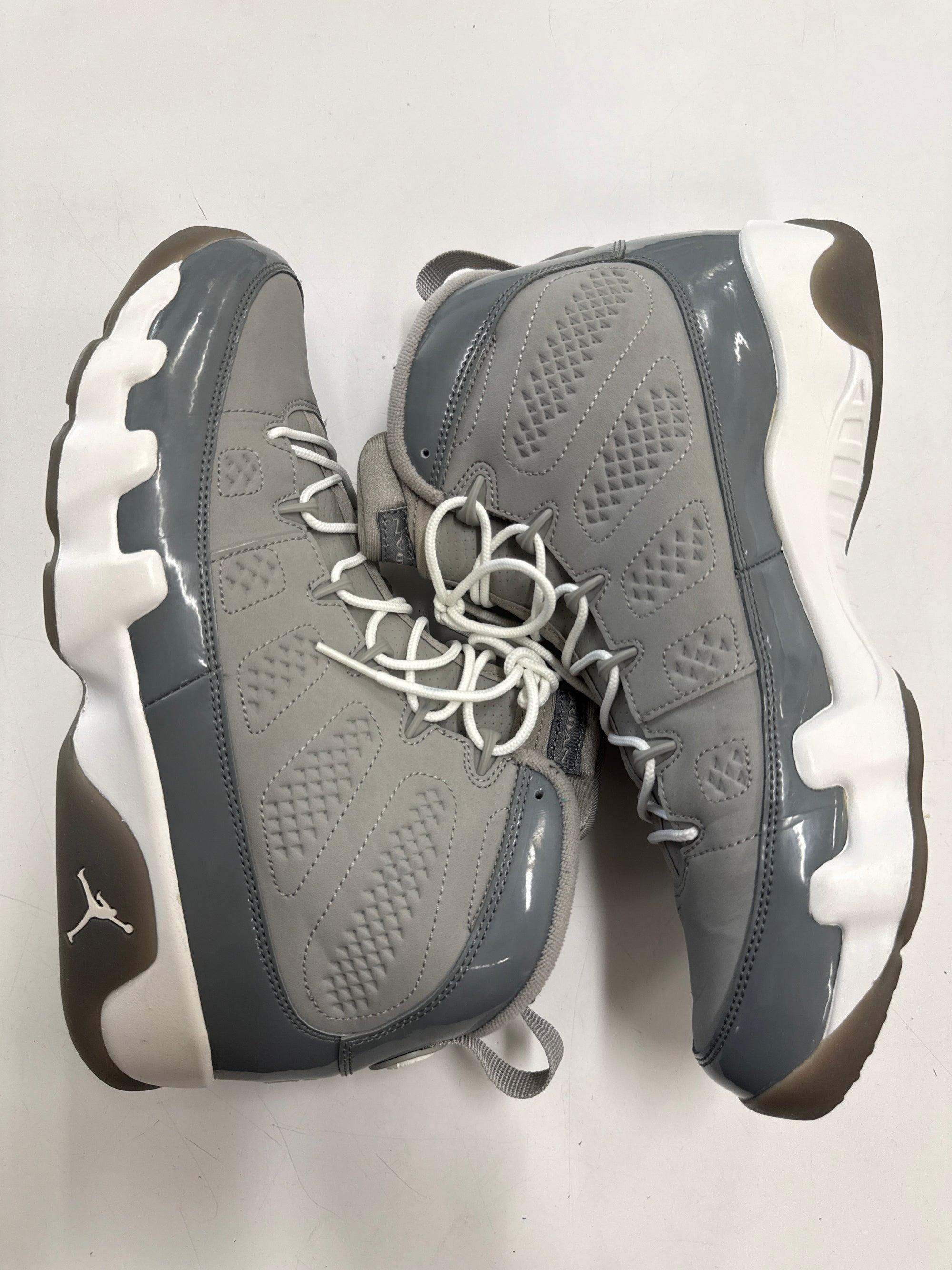 AIR JORDAN 9 COOL GREY 2012 - SIZE 10.5 (WORN) - SUPER CLEAN