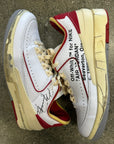 OFF WHITE AIR JORDAN 2 LOW CHICAGO - SIZE 8.5 (WORN) - SUPER CLEAN