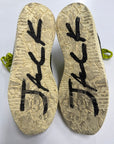 JORDAN JUMPMAN JACK TRAVIS SCOTT BRIGHT CACTUS - SIZE 8 (WORN)