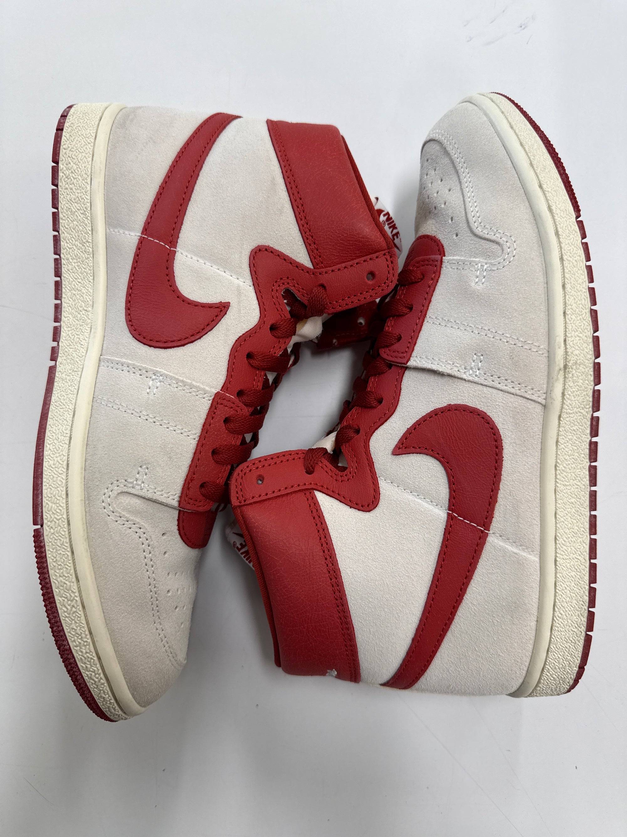AIR JORDAN AIR SHIP PE EVERY GAME DUNE RED - SIZE 10 (WORN) - SUPER CLEAN