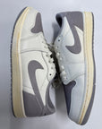 AIR JORDAN 1 LOW ATMOSPHERE GREY - SIZE 10 (WORN) - SUPER CLEAN
