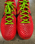 NIKE KOBE VI PROTRO REVERSE GRINCH - SIZE 13 (WORN)