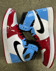AIR JORDAN 1 HIGH FEARLESS UNC TO CHI - SIZE 10.5 (WORN)