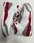 AIR JORDAN 3 CARDINAL RED - SIZE 10 (WORN)