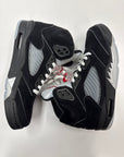 AIR JORDAN 5 REIMAGINED BLACK METALLIC - SIZE 9 (WORN)