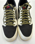 WMNS AIR JORDAN 1 LOW OLIVE - SIZE W13.5 M12 (WORN)