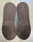 AIR JORDAN 1 HIGH TRAVIS SCOTT MOCHA - SIZE 10.5 (WORN)