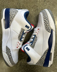 AIR JORDAN 3 TRUE BLUE 2016 - SIZE 10.5 (WORN) - SUPER CLEAN