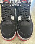 AIR JORDAN 4 BRED 2019 - SIZE 10 (WORN) - SUPER CLEAN