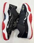 AIR JORDAN 11 LOW BRED - SIZE 10.5 (WORN)