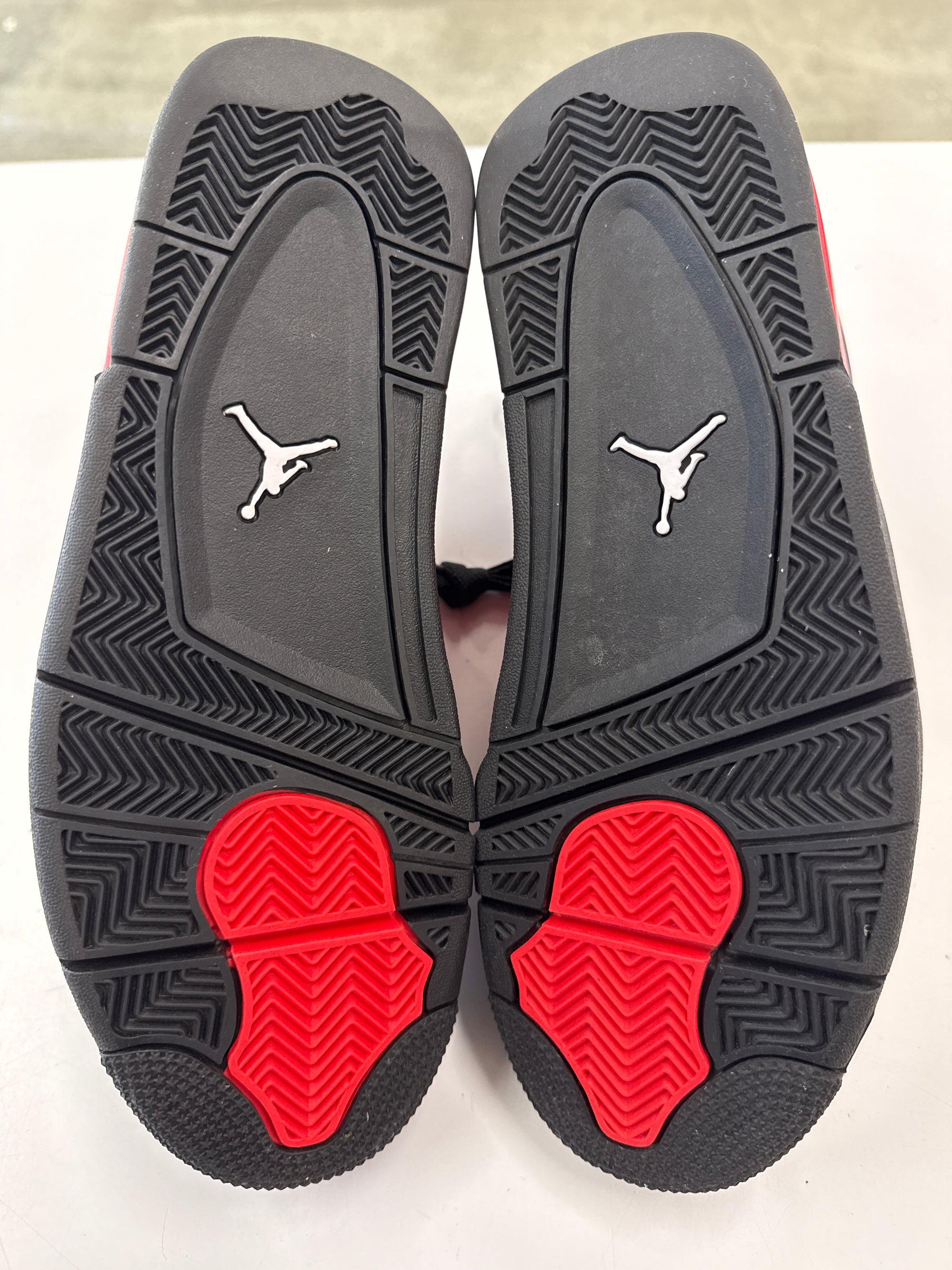 AIR JORDAN 4 RED THUNDER - SIZE 10 (WORN) - SUPER CLEAN