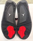 AIR JORDAN 4 RED THUNDER - SIZE 10 (WORN) - SUPER CLEAN