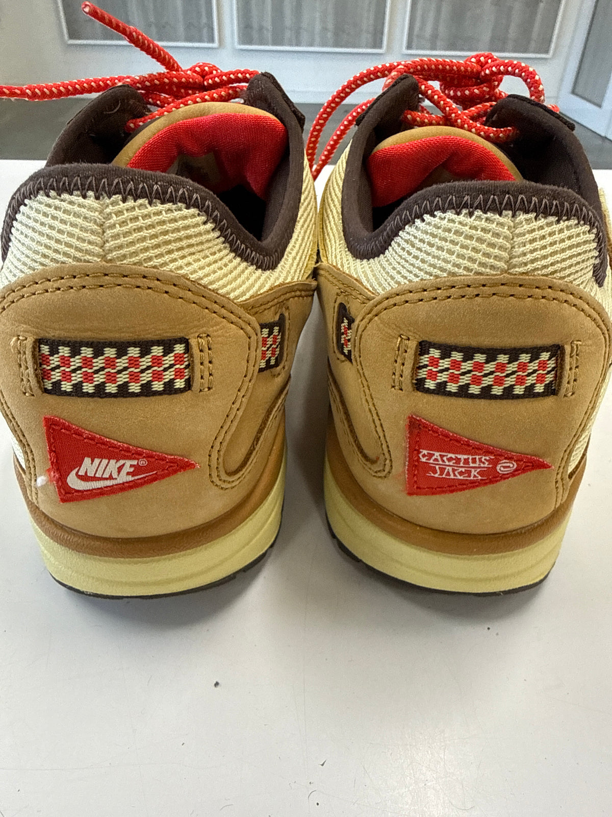 AIR MAX 1 TRAVIS SCOTT CACTUS JACK WHEAT LEMON DROP - SIZE 11.5 (WORN) - SUPER CLEAN