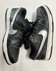 SB DUNK LOW DIAMOND SUPPLY BLACK - SIZE 10.5 (WORN)