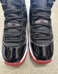 AIR JORDAN 11 BRED 2019 GS - SIZE 6Y (WORN) - SUPER CLEAN