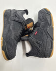 AIR JORDAN 4 LEVIS BLACK LEVIS TAG - SIZE 9 (WORN) - SUPER CLEAN