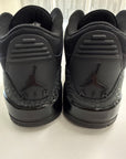 AIR JORDAN 3 BLACK CAT 2025 - SIZE 8 (WORN)