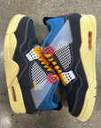 AIR JORDAN 4 UNION OFF NOIR - SIZE 8 (WORN) - SUPER CLEAN