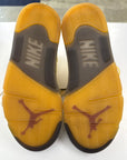 OFF WHITE AIR JORDAN 5 SAIL - SIZE 11.5 (WORN) - SUPER CLEAN