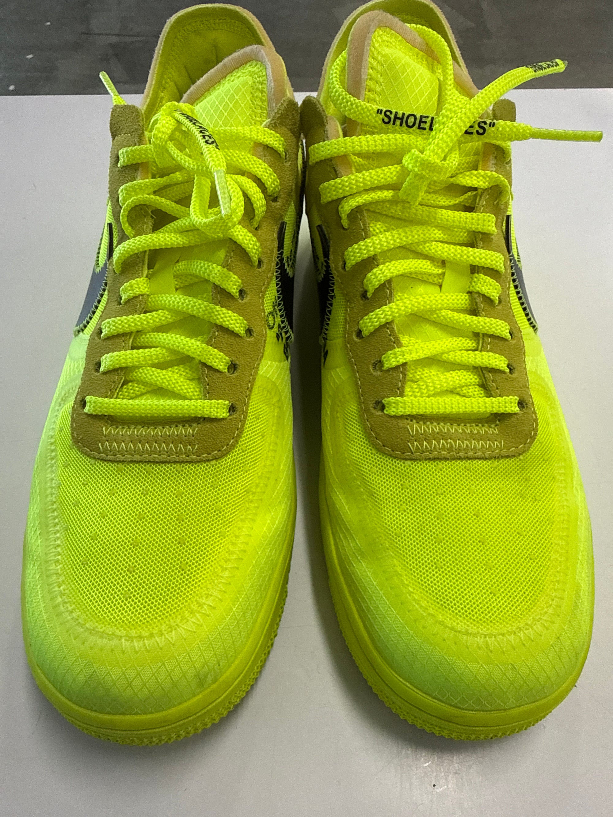 OFF WHITE AIR FORCE 1 LOW VOLT - SIZE 10 (WORN)