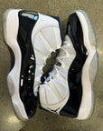 AIR JORDAN 11 CONCORD - SIZE 8.5 (WORN) - DAMAGED LID