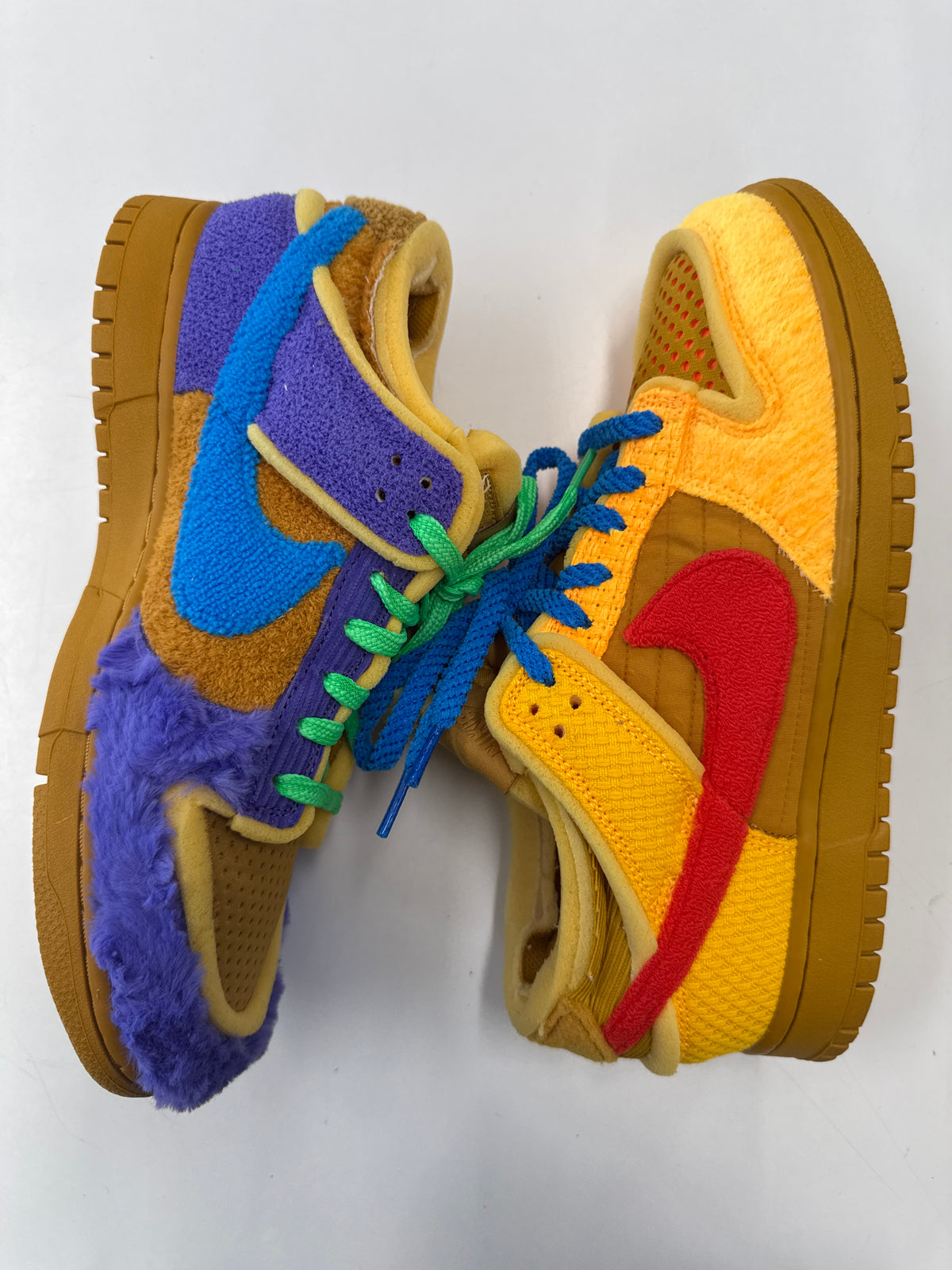 DUNK LOW CPFM SWAMP SPONGE PSYCHIC PURPLE - SIZE 9.5 (WORN)
