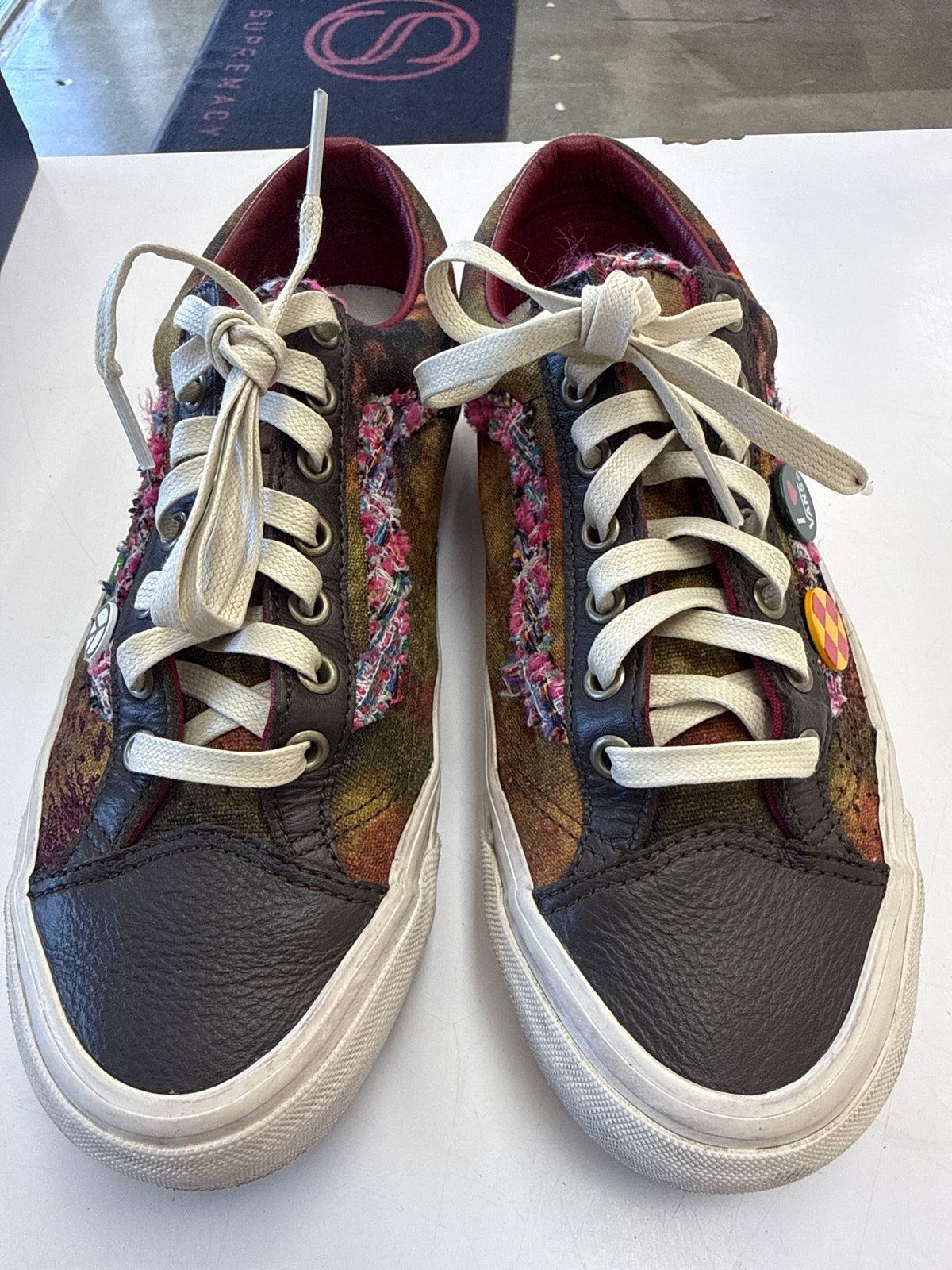 VANS OLD SKOOL 36 SOUVENIR WARM BROWN - SIZE 8.5 (WORN)