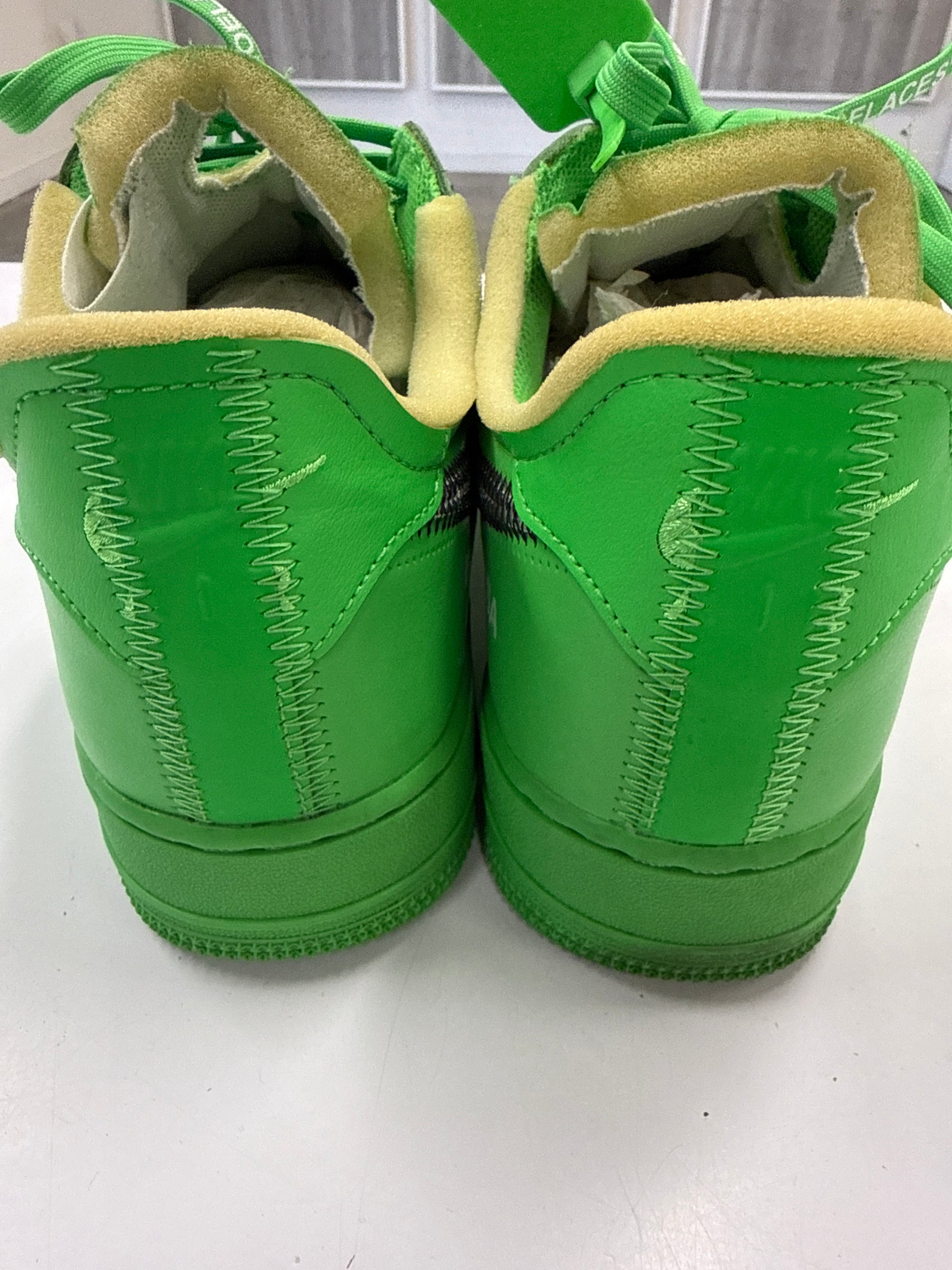 OFF WHITE AIR FORCE 1 LOW BROOKLYN - SIZE 9 (WORN)