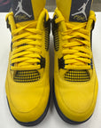 AIR JORDAN 4 LIGHTNING - SIZE 12 (WORN) - SUPER CLEAN
