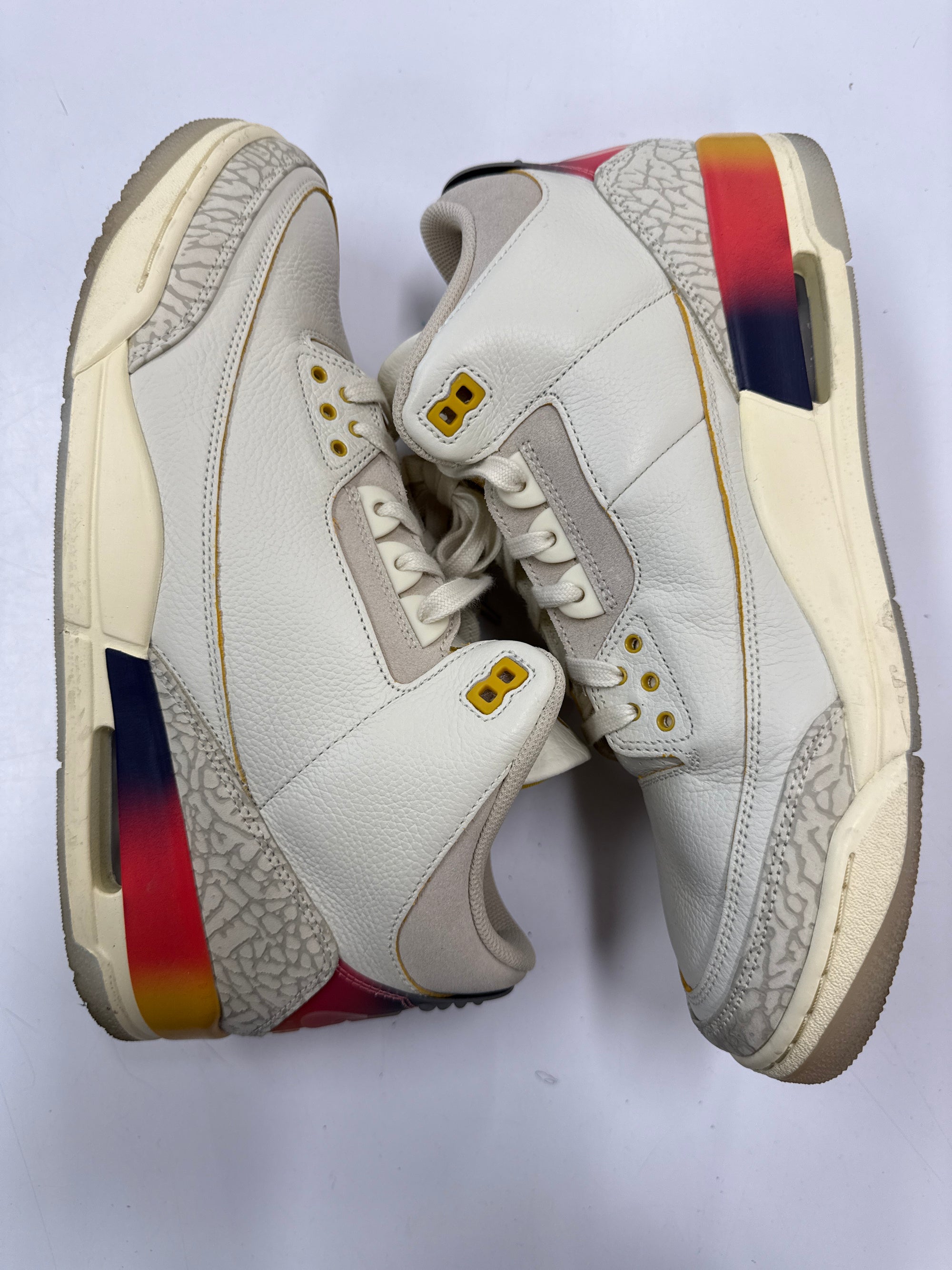 AIR JORDAN 3 MEDELLIN SUNSET J BALVIN - SIZE 13 (WORN)
