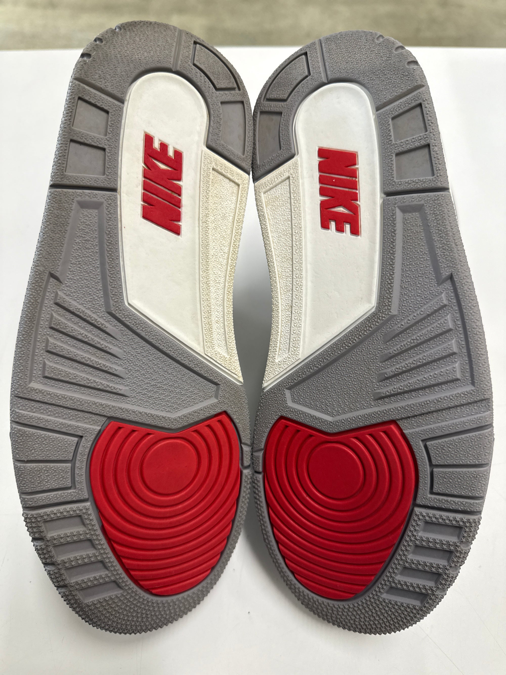 AIR JORDAN 3 OG BLACK CEMENT 2024- SIZE 8 (WORN)