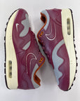 AIR MAX 1 PATTA WAVES RUSH MAROON - SIZE 10.5 (WORN)