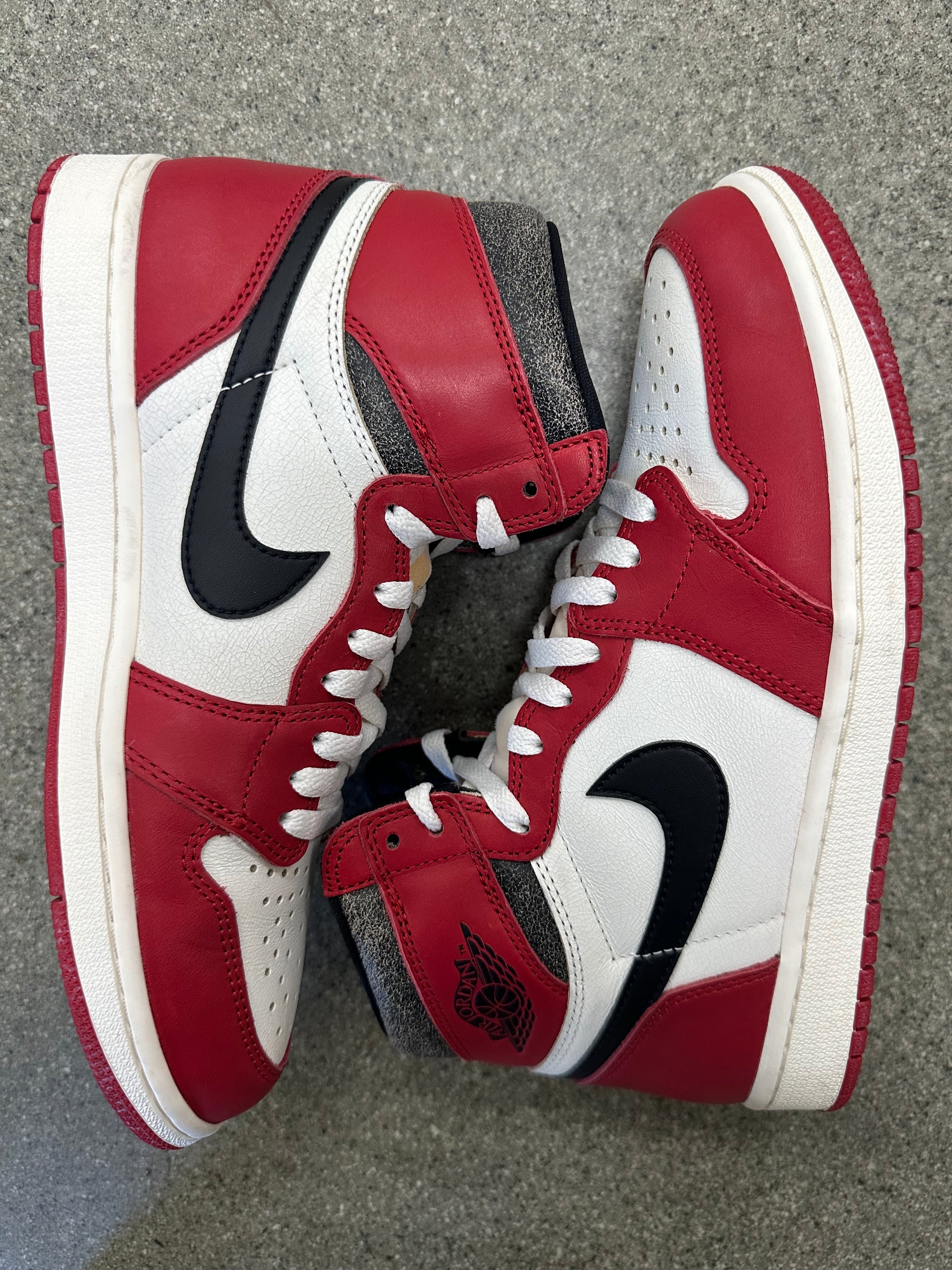 AIR JORDAN 1 HIGH LOST AND FOUND - SIZE 9 (WORN) (SUPER CLEAN)