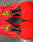KOBE 6 PROTRO REVERSE GRINCH - SIZE 9 (WORN)