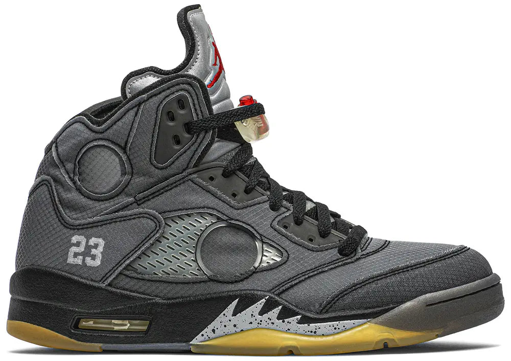 OFF WHITE AIR JORDAN 5 MUSLIN - SIZE 12 (BRAND NEW) - MISSING SAIL LACES