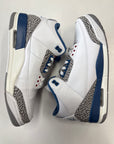 AIR JORDAN 3 TRUE BLUE 2026 - SIZE 11.5 (WORN) - SLIGHT RIP ON BOX