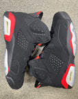 AIR JORDAN 6 BLACK INFRARED - SIZE 8.5 (WORN)