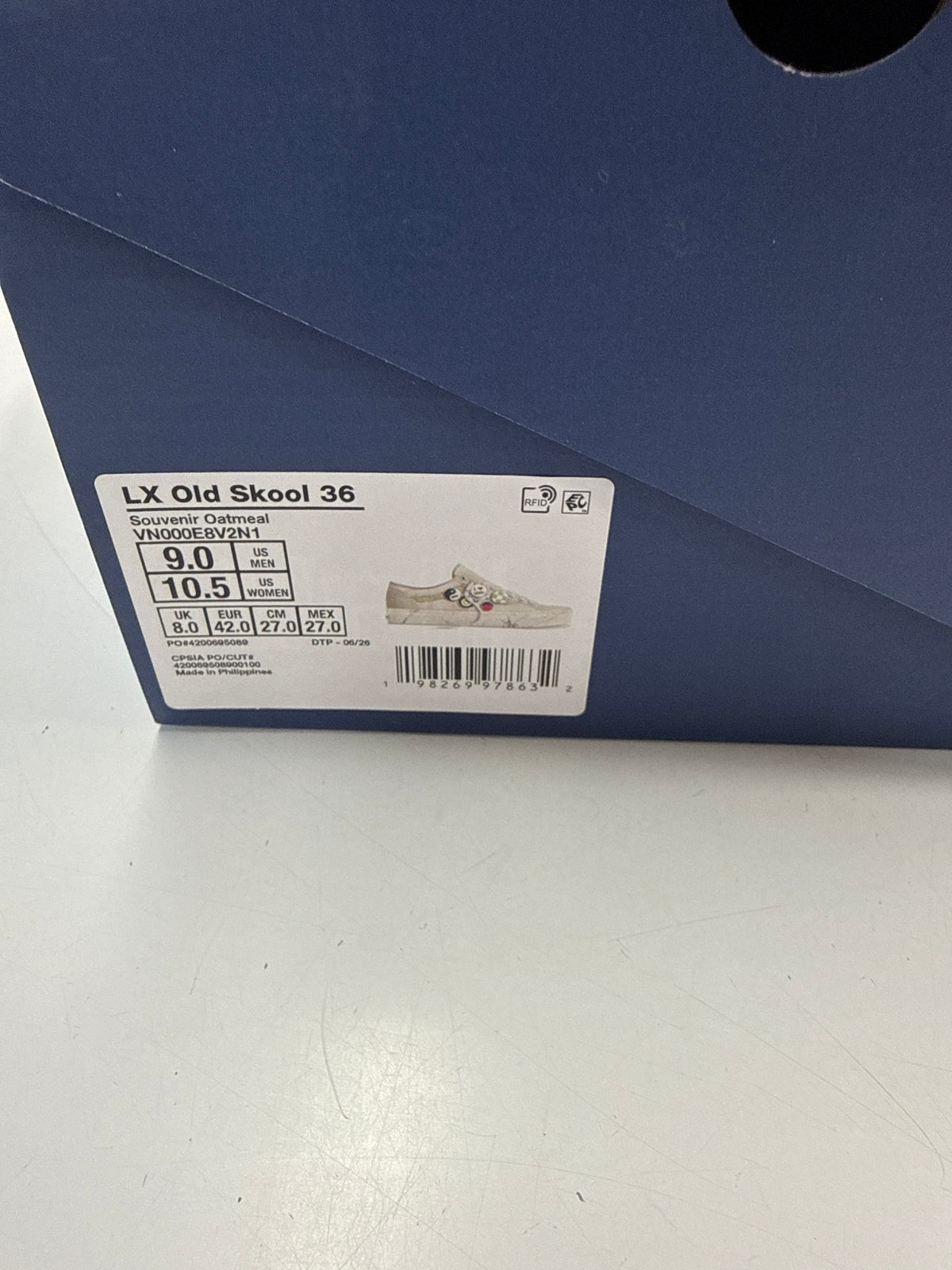 VANS OLD SKOOL 36 LX SOUVENIR OATMEAL - SIZE 9 (WORN)