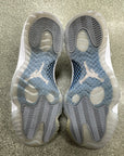 AIR JORDAN 11 LOW CEMENT GREY- SIZE 10.5 (WORN)