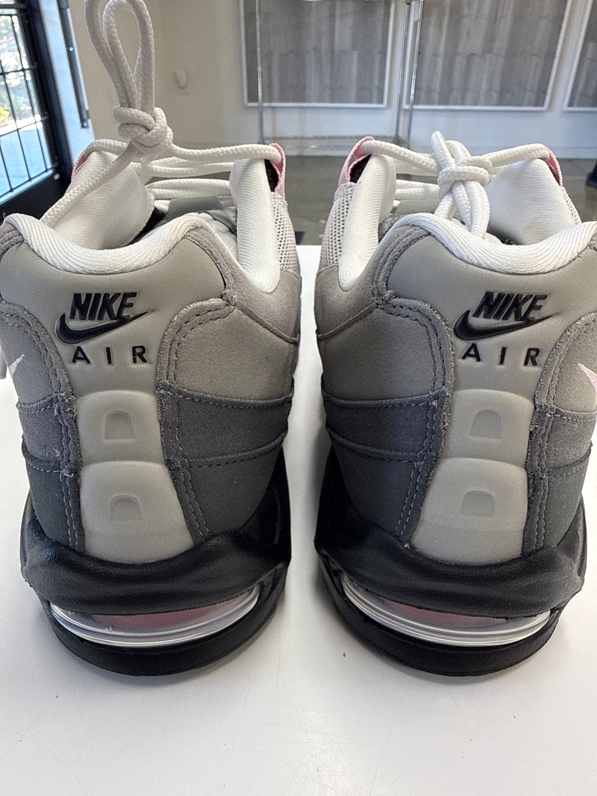 WMNS AIR MAX 95 OG BIG BUBBLE PINK FOAM - SIZE W13.5 M12 (WORN)