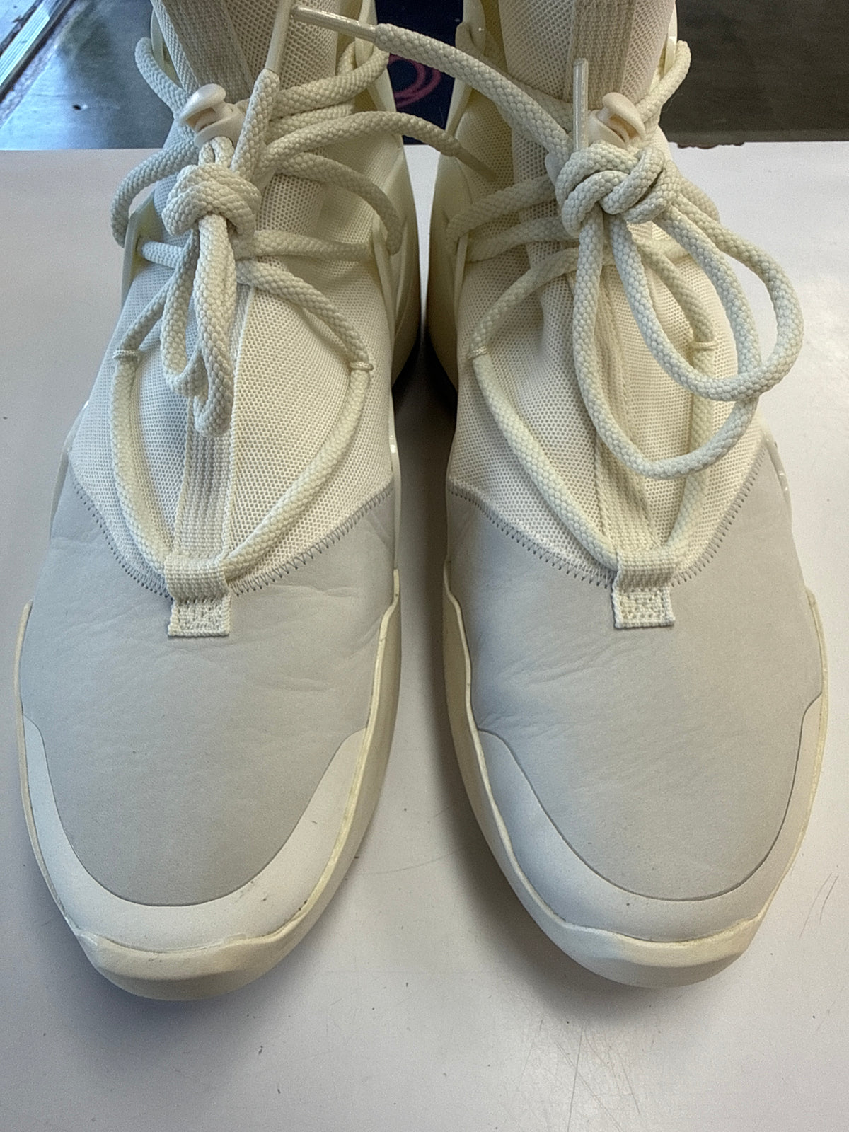 AIR FEAR OF GOD 1 SAIL BLACK - SIZE 12 (WORN)
