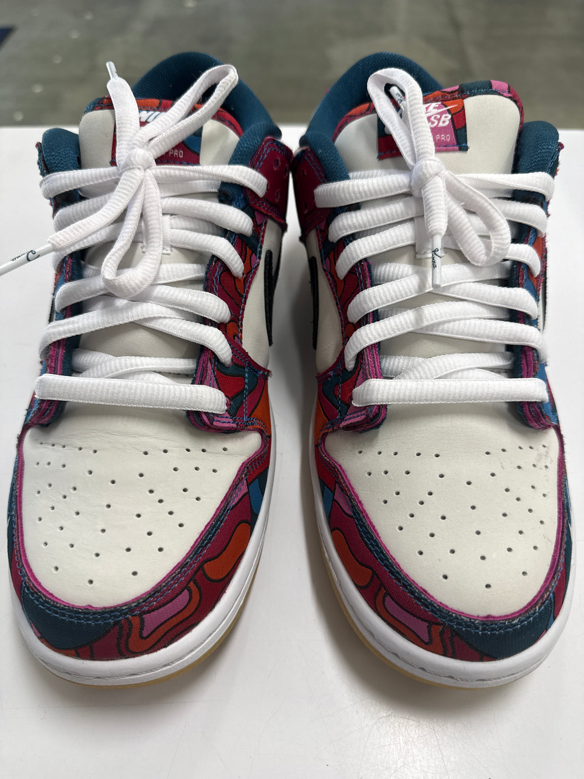 SB DUNK LOW PRO PARRA ABSTRACT ART 2021 - SIZE 10 (WORN) - SUPER CLEAN