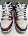 SB DUNK LOW PRO PARRA ABSTRACT ART 2021 - SIZE 10 (WORN) - SUPER CLEAN