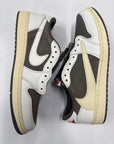 AIR JORDAN 1 LOW TRAVIS SCOTT REVERSE MOCHA - SIZE 12 (WORN ) - SUPER CLEAN