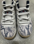 AIR JORDAN 11 LOW SNAKESKIN - SIZE 9.5 (WORN)