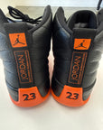 WMNS AIR JORDAN 12 WNBA ALL STAR BRILLIANT ORANGE - SIZE W12 M10.5 (WORN)