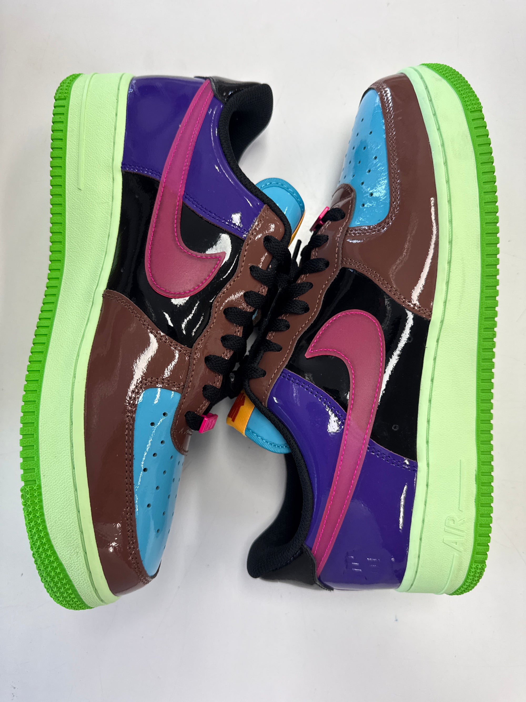 AIR FORCE 1 LOW UNDEFEATED MULTI PATENT - SIZE 10.5 (WORN)