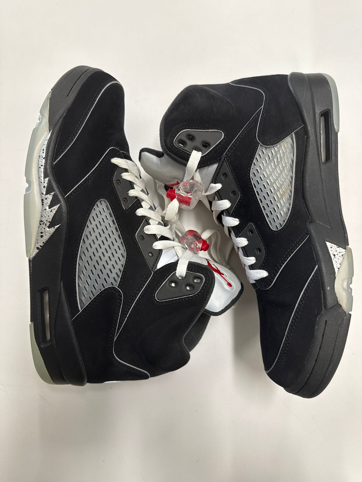 AIR JORDAN 5 OG BLACK METALLIC REIMAGINED - SIZE 10.5 (WORN)