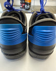 OFF WHITE AIR JORDAN 2 LOW BLACK BLUE - SIZE 9 (WORN)